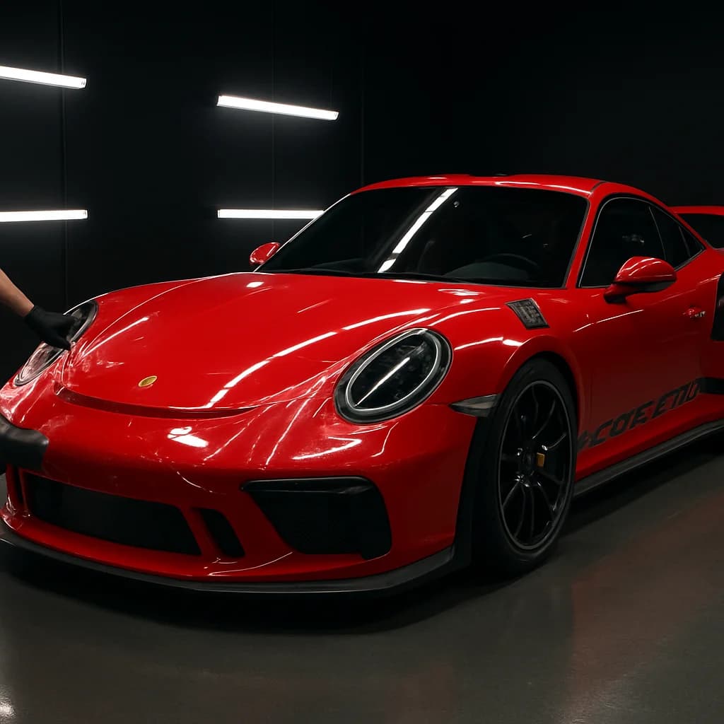 Porsche 911 GT3 — تطبيق أفلام الحماية